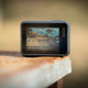 The bright LCD touchscreen is very responsive and is easy to see even in bright sunlight.